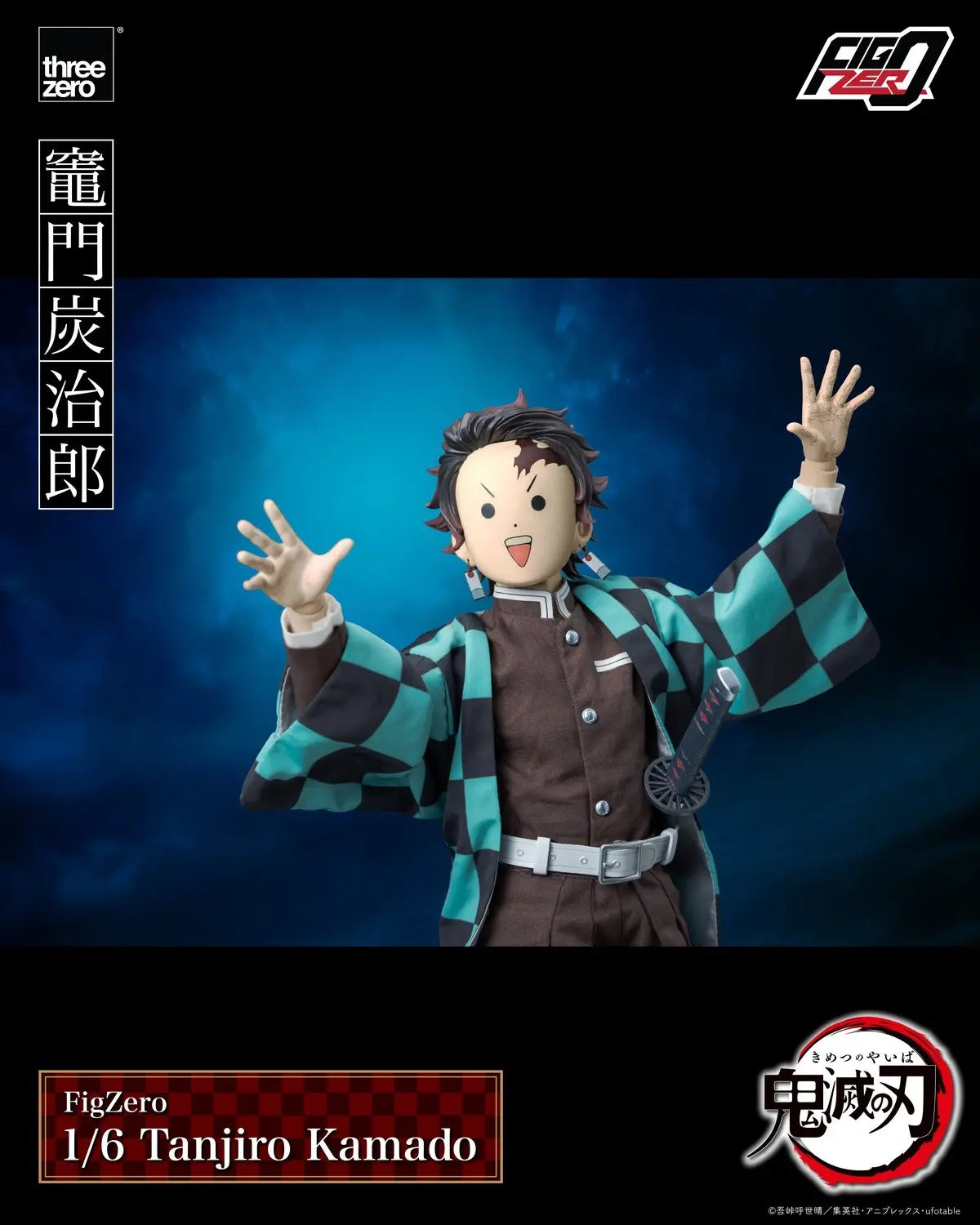 Threezero - FigZero 1/6 Tanjiro Kamado From Demon Slayer: Kimetsu no Yaiba 3Z06670W0 (Licensed)