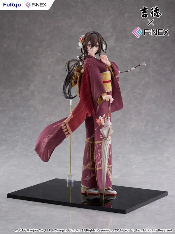 FURYU - Yoshitoku x F:NEX Mikasa blue flower komachi ver -Japanese Doll- 1/4 Scale Figure (Licensed)