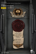 JOYTOY - Warhammer 40,000 Ultramarines Lieutenant Titus' MKX Helmet & Display Stand JT01741 JT01697 (Licensed)