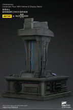 JOYTOY - Warhammer 40,000 Ultramarines Lieutenant Titus' MKX Helmet & Display Stand JT01741 JT01697 (Licensed)