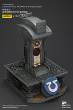 JOYTOY - Warhammer 40,000 Ultramarines Lieutenant Titus' MKX Helmet & Display Stand JT01741 JT01697 (Licensed)